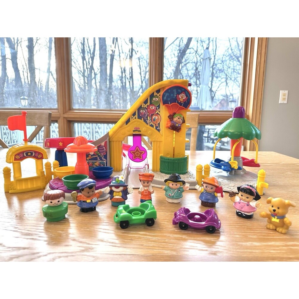 Little People Amusement Park Carnival Surprise Sounds Figures Tested Works